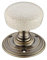 Fulton and Bray Porcelain Ivory Crackle Mortice Door Knob