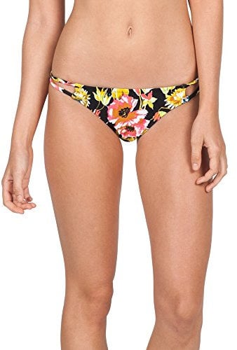 Volcom Damen Wild Buds Full Bikini Bottom, schwarz, X-Small