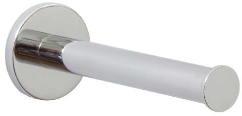 Nie Wieder Bohren Smooz Toilettenpapier-Ersatzrollenhalter, verchromt, inkl. Klebelösung, hohe Haltekraft (bis 6kg), 50mm x 50mm x 125mm