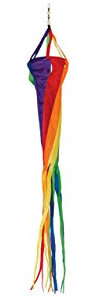 In the Breeze Regenbogen-Spinsock 24 Inch Regenbogenfarben