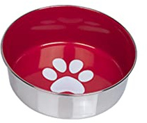 Nobby Edelstahlnapf Heavy PAW, rutschfest, rot, 24,0 cm 2,70 ltr., 1 Stück