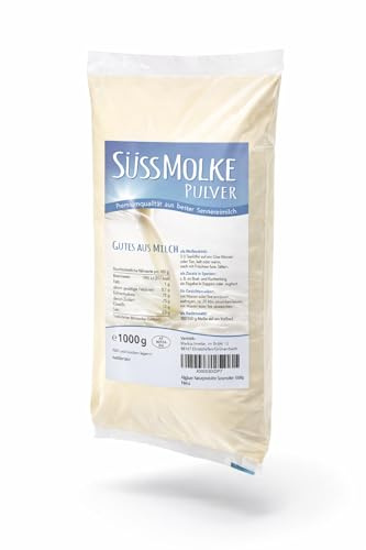 Allgäuer Naturprodukte Süßmolke 1000g – Natürliches Molkepulver für Drinks, Backen, Kochen & Beauty-Anwendungen – Vielseitig & Hochwertig