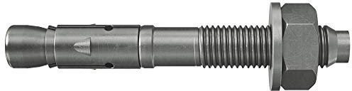 fischer FAZ II 10/10 K R - Bolzenanker zum Befestigen von Fassaden, Geländer, Holzkonstruktionen in Beton, mit Zulassung, Edelstahl - 50 Stück - Art.-Nr. 522116