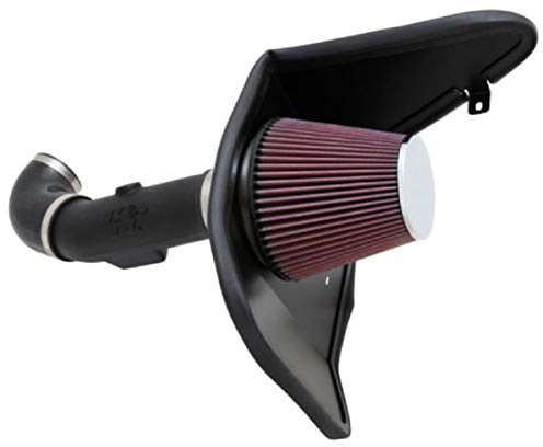 K&N Cold Air Intake System: High-Flow Air Filter, Increase Performance & Acceleration: Compatible with 2012-2015 Chervolet: Camaro, 57-3078