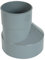 NICOLL COV50120 Réduction extérieure excentrée-mâle-Femelle-PVC Gris-Ø 40/32 mm-IH1