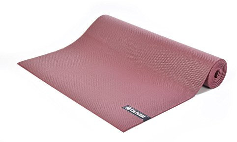 Oliver – Yogamatte Lotau rutschfest & gepolstert – Sportmatte für Yoga, Pilates & Gymnastik – Gymnastikmatte mit 6mm Dicke (173 x 61 cm | Bordeaux)