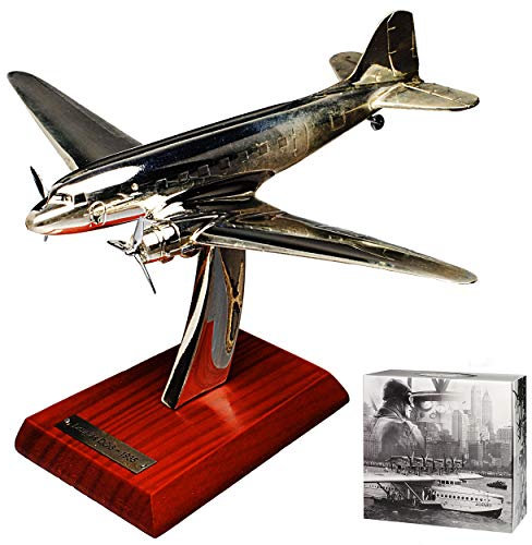 alles-meine.de GmbH Douglas DC-3 1935 Rosinenbomber Luftbrücke Berlin C-47 Dakota 1/200 Atlas Modell Flugzeug