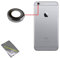 FLEXIPHONE pour iPhone 6 et iPhone 6S Lentille vitre en Verre de qualité originale avec Support Gris Sideral Noir de la caméra Arriere Appareil Photo