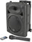 QTX, QR8BT PA: Powerful Portable PA with Bluetooth Connectivity, One Wireless Mic, Internal Rechargeable Battery, Trolley Handle and Wheels