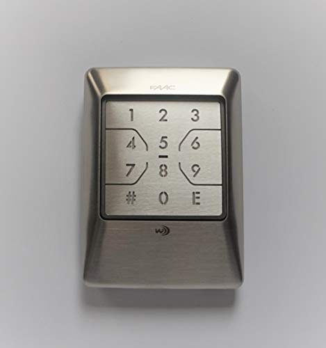 FAAC tastiera a codice xkpw - acciaio inox - radio - 868 mhz 404038
