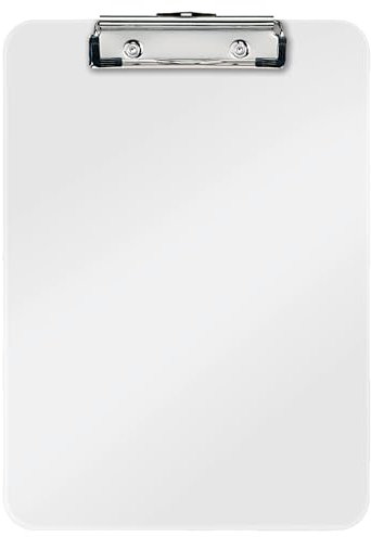 Leitz 39710001 Porte-Bloc A4, Plastique Rigide, WOW, Blanc