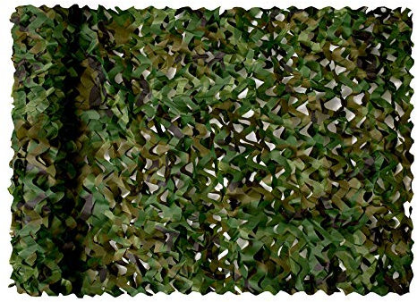 Tarnnetz, Woodland Tarnnetz Jagd Camouflage Netz Tarnung Net, für Dekoration Sonnenschutz Jagd Camping Outdoor Militär (Woodland, 1.5 x 3 m)
