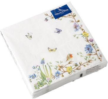 Villeroy & Boch 3590720034 Spring Fantasy Servietten Blumenranke 25 x 25 cm (1 Packung)
