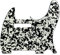 Dopro 5 Löcher Vintage Tele Guitar Pickguard Scratch Plate passend für USA/Mexican Fender Telecaster Black White Achat