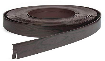DQ-PP GARDINENSCHIENE Blende | 100cm | PVC | Mahagoni | 1m | Gardinen Schiene Vorhangschienen