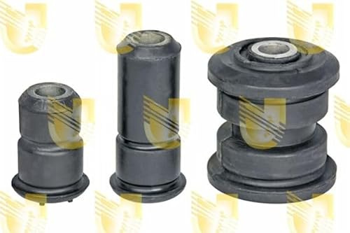 UNIGOM 392478k Set Lagerbuchse Blattfeder Hinten Kompatibel mit FORD TRANSIT CONNECT P65, P70, P80 4367044 2T145719BA 4408458