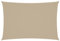 vidaXL Toldo Parasol Lona Protector Solar Sombra de Patio Jardín Terraza Balcón Parque Exterior de Vela Rectangular Tela Oxford Beige 2,5x4,5 m