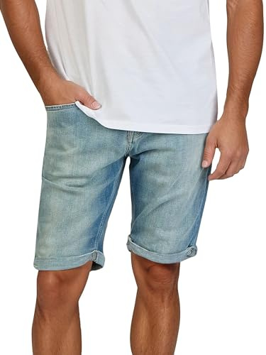 LTB Jeans Shorts Herren Stretch Kurz Slim Fit Corvin Kurze Hosen Bermuda | Sommer Denim Einfarbig Blau Grau Schwarz S M L XL XXL 3XL 4XL 5XL