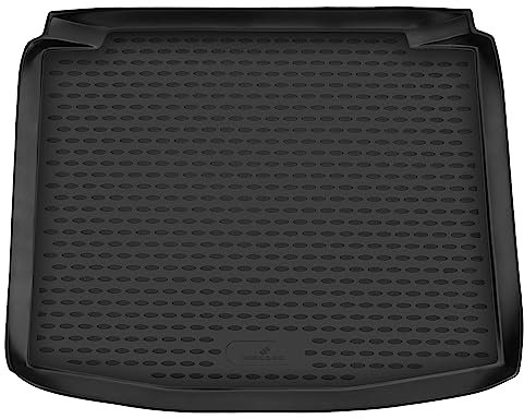 WALSER Cubeta de maletero a medida XTR compatible con VW Golf 4 hatchback (1J1) 08/1997-12/2007, alfombra maletero, bandeja maletero