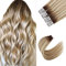Sixstarhair Tape In HaarverläNgerungen Echthaar 20 StüCk 50 Gramm Invisible Seidig Glatte Tape In Extensions Echthaar #3/8/613 tape extensions
