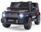 FINOOS Mercedes G63 AMG Elektroauto für Kinder, 12 V, elektrische Kinder elektroauto mit Fernbedienung, 2 + 1 Geschwindigkeitsstufen, Hupe, LED, Musik, USB (Schwarz)