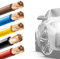 EBROM FLRY 2,5mm2 Fahrzeugleitung KFZ Leitung in 5 Farben in Wunschlänge: braun - blau - gelb - schwarz -rot, Querschnitt 2,5 mm² (mm2) - flexibel 90 ± 5 Shore 99,99% Kupfer Mantel PVC FLRy je 1m