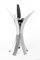 Fink [DL] VIVAS, Leuchter, Edelstahl, vernickelt, glatt, silberfarben, L. 15 cm, B. 15 cm, H. 37 cm, D. 15 cm