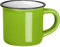 noTrash2003 Juego de 4 tazas de espresso en estilo retro vintage de cerámica con 60 ml de color verde (4))