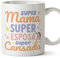 MUGFFINS Tazas para MADRE/MAMÁ - En Español - Super mamá, esposa, cansada - 11 oz / 330 ml - Regalo original y divertido