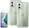 Handyhülle für Motorola Moto G54 5G Hülle 2* Transparent Case + 2 X Panzerglas Gehärtetem Glas Filmschutz Schutzfolien - Silikon Soft Fall TPU Leichte Protection Cover (6.5)