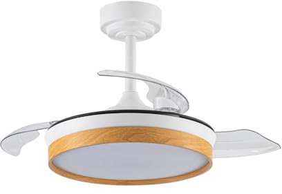 Ventilador LED Aspas Plegables Panam Mini Haya: Estilo y Eficiencia en Espacios Pequeños