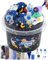 Astronaut Galaxy Slime for Kids, Big Slime Bucket with Clay, Glow in The Dark Slimes Kit for Girls & Boys Ages 8-12, Slimes Party Favors Birthday Easter Hallowmas Gift, Sensory Experience DIY Toys