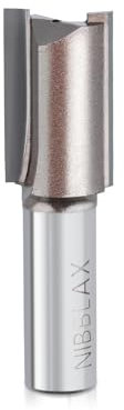 WOBLLMX Fresa de enrasado de 12 mm, diámetro de 19 mm, longitud de trabajo de 30 mm, hoja de metal duro, manejable, duradera y afilada para trabajar la madera, bricolaje en casa