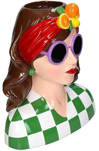 Vase Frau Mode Fashion Lady Vintage 29 cm