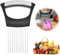 2024 Upgraded Onion Holder for Slicing, Stainless Steel Slicer, Lemon & Vegetable Slicer, Cutting Tool for Meat, Potato, Tomato (Pack of 1)