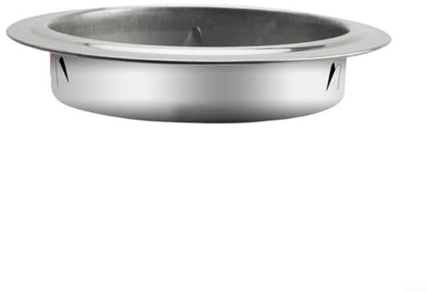 EXTRWORY Fan Cover Stainless Steel Socket Pipes Ducting Hydroponics Ventilation Extractor Fan Ventilation Grille Stainless Steel (120 mm)