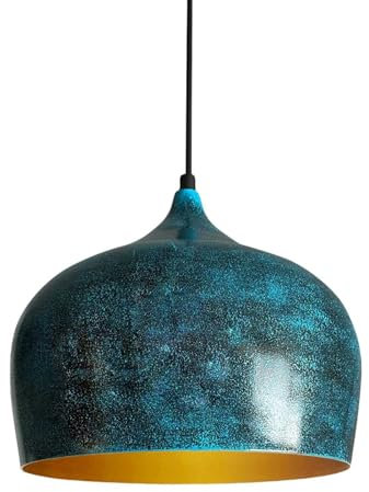 bamyum Kreis Küchenlampe Hängend Vintage Ozean Ø30 cm, Pendelleuchte Hangend Vintage, Hängelampe Esstisch Vintage, Hängelampe Küche, Pendelleuchte Esstisch Ozean, Küchenlampe Hängend Esszimmerlampe