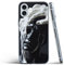 HONGZAOQIYE Schutzhülle für iPhone 16, traurige schwarze Statue, schmale Passform, weiches TPU, stoßfest, transparent, Geschenk für Frauen und Mädchen