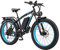 JESRIDER Electric Bicycle 20Ah Lithium Battery,Off-Road EBIKE for Adults,26”x4.0” Fat Tire E-bike,High Brush Rear Hub Motor,4 color options (Blue)