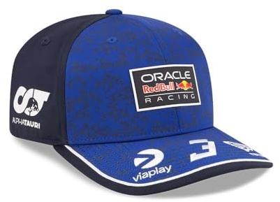 New Era Red Bull Energy WEAR, ORBR 9SEVENTY Verstappen Cap, Offizieller Fanartikel, Navy-Blaue Cap mit Oracle Red Bull Racing Logo und Nummer 2