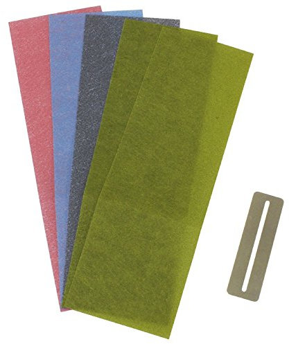 Rosette Guitar Fret Polishing Kit- The Utimate Fret Cleaning System with 4 Grades of 3M Polishing Cloths