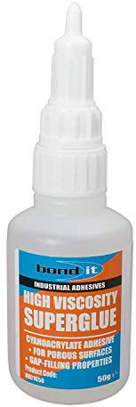 1 x 50g Super Glue Strong Bond High Viscosity Adhesive Plastic Rubber UPVC Wood Metal