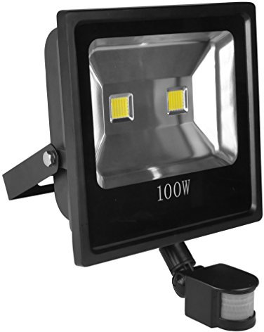 LOOMIC Led Strahler/Fluter mit Bewegungsmelder PIR (100 Watt)
