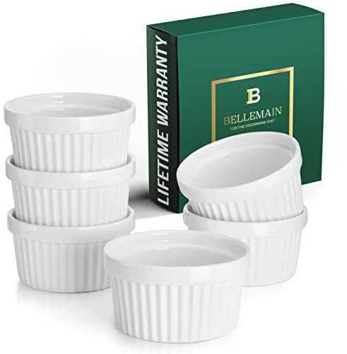 Bellemain 4 oz. Porcelain Ramekins, Set of 6