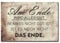 Homeyourself Hochwertiges Metallschild 30 x 20 cm aus Alu Verbund Am Ende Wird Alles gut wenn es Nicht gut ist ist es noch Nicht das Ende Deko Schild Wandschild