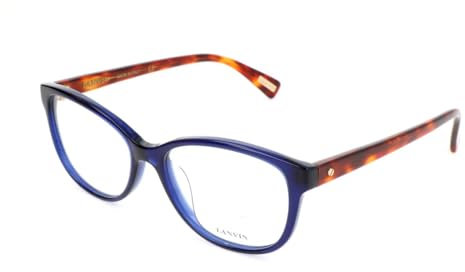 LANVIN Brillen VLN 662 M Shiny Blue 0W47 Unisex - Erwachsene|