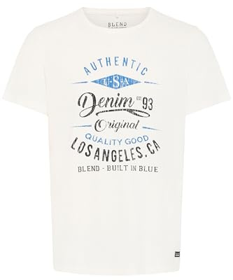 Blend BHDoppler Herren T-Shirt Kurzarm Shirt Rundhals-Ausschnitt