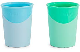 TWISTSHAKE Copa, color azul, verde 6+ meses/170 ml, 2 piezas