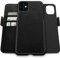 dreem Fibonacci 2-in-1 Wallet Case for Apple iPhone 11 - Luxury Vegan Leather, Magnetic Detachable Shockproof Phone Case, RFID Card Protection, 2-Way Flip Stand - Black