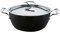 Circulon Style Hard Anodised Deep Chefs Casserole, 26cm/5.2L, Black